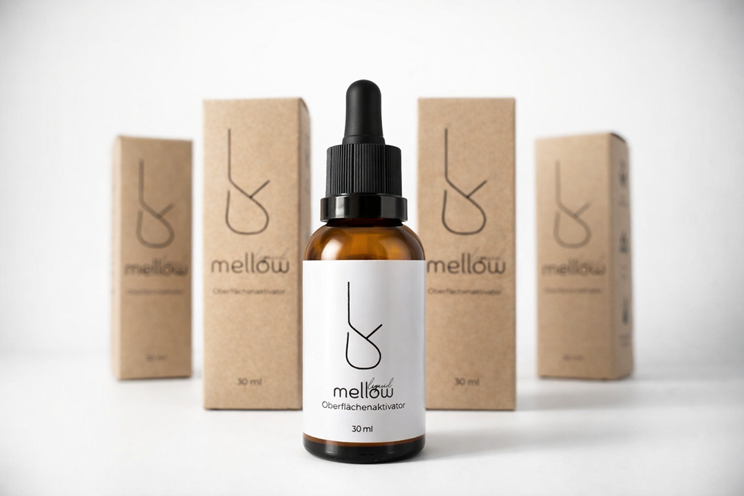 Mellow Liquid Flasche - Das Additiv gegen Schmutz in der Bowl